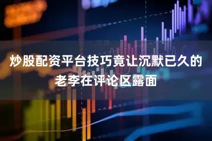 炒股配资平台技巧竟让沉默已久的老李在评论区露面